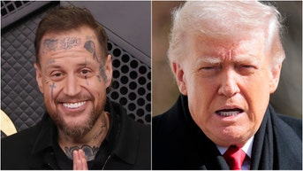 Country star Jelly Roll didn't take the bait when asked to comment on current events in America. What did he say? Watch a video of his comments. (Photo by Chip Somodevilla/Getty Images and Photo by John Shearer/Getty Images for The Recording Academy)