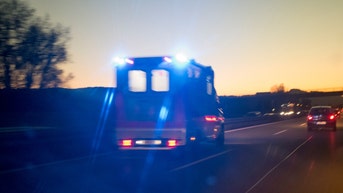 naked man takes ambulance with a patient in the back for a joyride