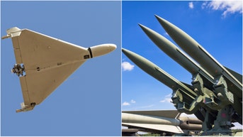 Raytheon successfully tested the Coyote Block 3 Non-Kinetic (NK) weapon to defeat drones. What is the Coyote? Watch a video of the test. (Photo by ANONYMOUS/Middle East Images/AFP via Getty Images and Getty Images Creatives)