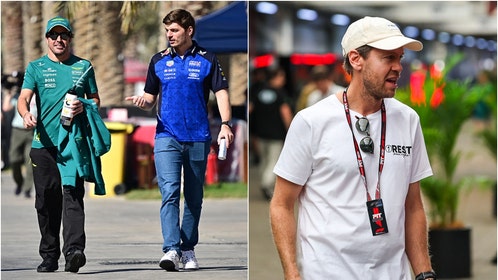 Fernando Alonso, Max Verstappen, Sebastian Vettel