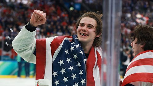 Jack Hughes of Team USA