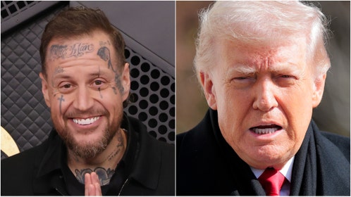 Country star Jelly Roll didn't take the bait when asked to comment on current events in America. What did he say? Watch a video of his comments. (Photo by Chip Somodevilla/Getty Images and Photo by John Shearer/Getty Images for The Recording Academy)