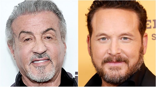 Sylvester Stallone and "Yellowstone" star Cole Hauser are teaming up for the new TV series "Blood Aces." The series focuses on Benny Binion, and is based on the book "Blood Aces: The Wild Ride of Benny Binion, the Texas Gangster Who Created Vegas Poker." (Photo by Taylor Hill/FilmMagic via Getty Images and Photo by Jamie McCarthy/Getty Images)