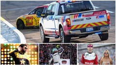 Bubba Wallace is taking heat for bringing out the a caution at Martinsville, Chase Elliott finally got some luck and we nearly had a fight.