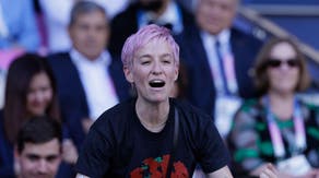 megan rapinoe in the stands