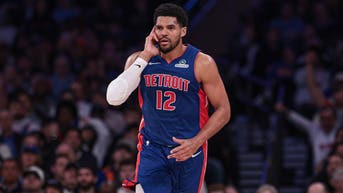 Pistons player Tobias Harris