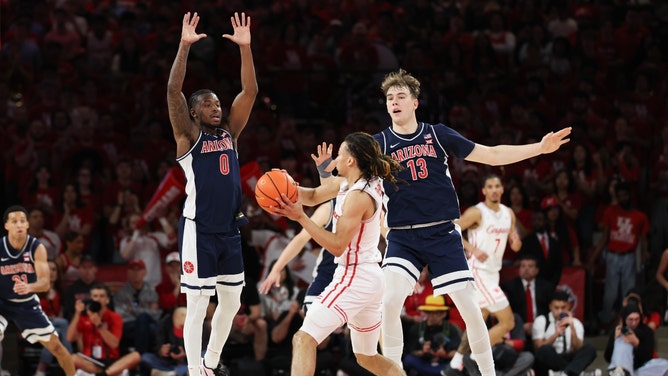 The Houston Cougars and Arizona Wildcats clash in the 2026 Big XII Championship Saturday at T-Mobile Center in Kansas City, Missouri. (Photo credit: Thomas Shea-Imagn Images)