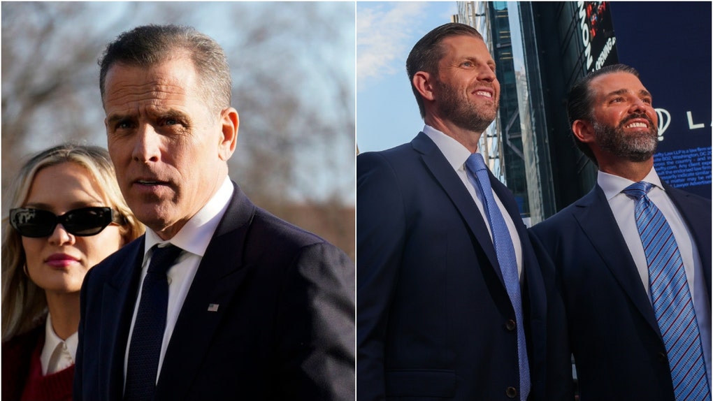 Hunter Biden, Eric Trump, and Donald Trump Jr.