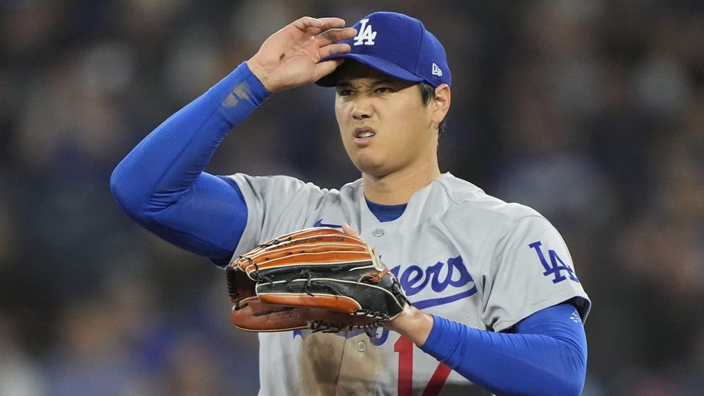 Shohei Ohtani of the Los Angeles Dodgers