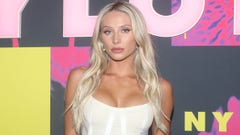 Alix Earle pole dancing on social media