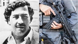 Pablo Escobar (Photo by Eric VANDEVILLE/Gamma-Rapho via Getty Images and Getty Images Creatives)