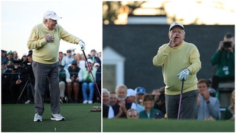 It's Thursday at The Masters, and Jack Nicklaus made sure everyone was ready to roll for this tournament. 